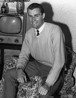 Portrait of Burnley reserve goalkeeper Jim Furnell at his home before starting in Portrait of Burnley reserve goalkeeper Jim Furnell at his home before starting in