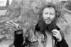Portrait of ex Fleetwood Mac pop group member Peter Green, 10th April 1987 Portrait of ex Fleetwood Mac pop group member Peter Green, 10th April 1987