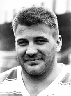 Portrait of the Wigan rugby player Shaun Wane, 1st May 1989