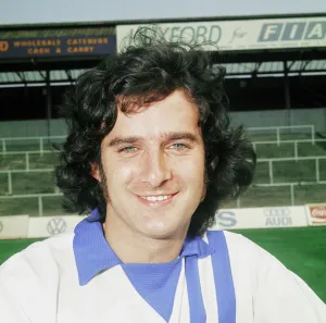 Portsmouth player Norman Piper poses on the pitch at Fratton Park. August 1975 Portsmouth player Norman Piper poses on the pitch at Fratton Park. August 1975