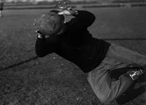 Possibly Coventry City footballer in action during training. Circa August 1961 Possibly Coventry City footballer in action during training. Circa August 1961