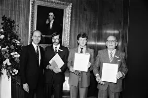 Post Office Bravery Awards. Presenting the awards, Norman Tebbit