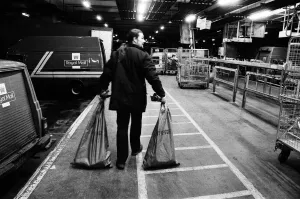 Post office workers sorting the Christmas mail at Coventry Sorting Office Post office workers sorting the Christmas mail at Coventry Sorting Office