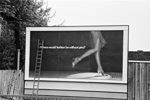 Poster advertising Pretty Polly tights. 1982 Poster advertising Pretty Polly tights. 1982