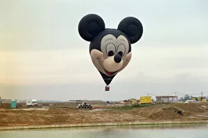 Images Dated 13th October 1991: Pre-Opening Of Eurodisney in France, which is still under construction