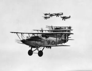 Precision flying demonstrated by Hawker Harts of 18 Squadron of the RAF 25th June 1933 Precision flying demonstrated by Hawker Harts of 18 Squadron of the RAF 25th June 1933
