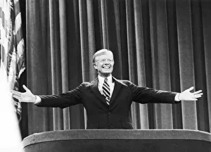 President Jimmy Carter seen here at the Democratic Convention in New York August 1980 President Jimmy Carter seen here at the Democratic Convention in New York August 1980