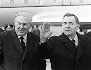 Prime Minister James Callaghan MP March 1976 with Soviet Foreign Minister Andrei Prime Minister James Callaghan MP March 1976 with Soviet Foreign Minister Andrei