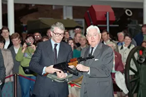 Images Dated 3rd May 1991: Prime Minister John Major with Field Marshal Lord Bramwall at the presentation to the PM