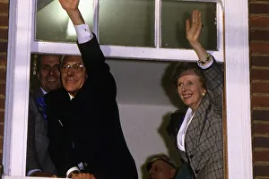 The Prime Minister Margaret Thatcher, with husband Denis Thatcher The Prime Minister Margaret Thatcher, with husband Denis Thatcher