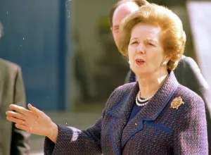 FORMER PRIME MINISTER MARGARET THATCHER IN STRILING SCOTLAND DURING RUN UP TO GENERAL FORMER PRIME MINISTER MARGARET THATCHER IN STRILING SCOTLAND DURING RUN UP TO GENERAL