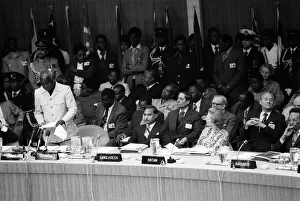 Prime Minister Margaret Thatcher in Zambia on an official Visit August 1979 Prime Minister Margaret Thatcher in Zambia on an official Visit August 1979