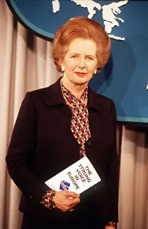 Prime Minister Margaret Thatchera t a Conservative party Conference May 1984 Prime Minister Margaret Thatchera t a Conservative party Conference May 1984