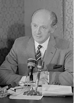 Prime minister of the Republic of Ireland Jack Lynch during the Irish election campaign Prime minister of the Republic of Ireland Jack Lynch during the Irish election campaign