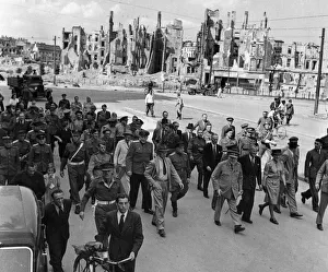 00363 Gallery: Prime Minister Winston Churchill tours the ruined city of Berlin at the end of the Second
