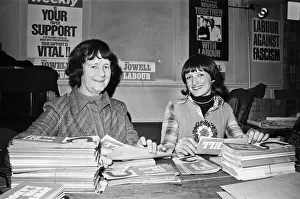 Images Dated 21st February 1978: Prime Ministers wife Audrey Callaghan was today at the Labour party offices at
