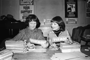 Images Dated 21st February 1978: Prime Ministers wife Audrey Callaghan was today at the Labour party offices at