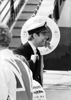 Prince Andrew reunited with family at Portsmouth - 17th September 1982 Prince Andrew reunited with family at Portsmouth - 17th September 1982