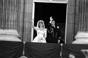 Prince Andrew and Sarah Ferguson Wedding Day, July 1986 The Duke