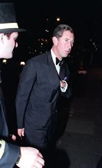 Images Dated 18th October 1995: Prince Charles arrives at the Ritz for his dinner with Camilla Parker Bowles