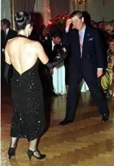 Prince Charles dances tango with Adriana Vasile March 1999 during his visit to Prince Charles dances tango with Adriana Vasile March 1999 during his visit to