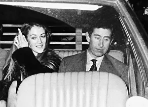 Images Dated 2nd March 1977: Prince Charles with former girlfriend of Norton Knatchbull