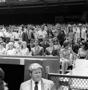 Prince Charles July 1970 and Princess Anne atend a baseball Game at the RFK stadium Prince Charles July 1970 and Princess Anne atend a baseball Game at the RFK stadium