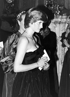 Images Dated 9th March 1981: Prince Charles and Lady Diana Spencer attend their first public event together at