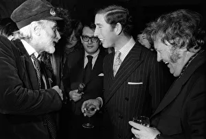 Prince Charles November 1973 has a laugh with Harry Secombe an Spike Milligan at Prince Charles November 1973 has a laugh with Harry Secombe an Spike Milligan at