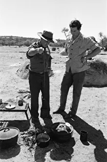 Images Dated 22nd March 1979: Prince Charles pictured at Goodardy Sheep Station, Western Australia