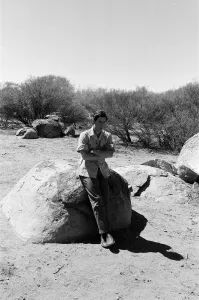 Images Dated 22nd March 1979: Prince Charles pictured at Goodardy Sheep Station, Western Australia. March 1979