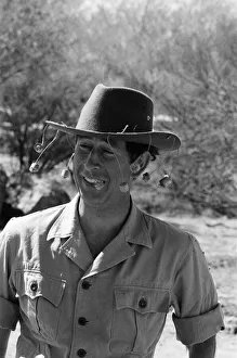 Images Dated 22nd March 1979: Prince Charles pictured at Goodardy Sheep Station, Western Australia