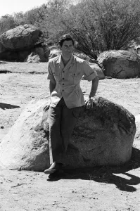 Images Dated 22nd March 1979: Prince Charles pictured at Goodardy Sheep Station, Western Australia. March 1979