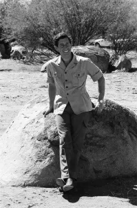Images Dated 22nd March 1979: Prince Charles pictured at Goodardy Sheep Station, Western Australia. March 1979