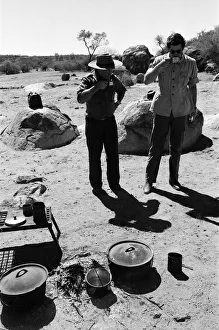 Images Dated 22nd March 1979: Prince Charles pictured at Goodardy Sheep Station, Western Australia