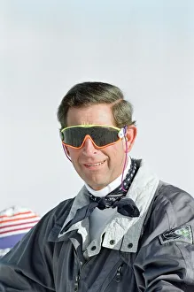 Prince Charles pictured during a skiing holiday in Klosters with his sons, Switzerland Prince Charles pictured during a skiing holiday in Klosters with his sons, Switzerland