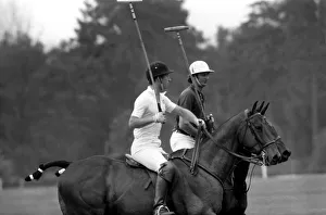 Prince Charles playing polo. June 1977 R77-3218 Prince Charles playing polo. June 1977 R77-3218