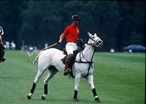 Images Dated 15th May 1988: Prince Charles playing polo at Windsor May 1988