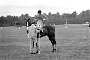 Prince Charles. Polo at Windsor. June 1977 R77-3433-009