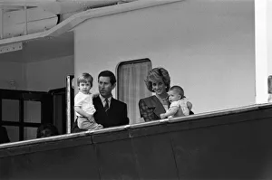 Prince Charles, Prince of Wales and Diana, Princess of Wales are reunited with their sons Prince Charles, Prince of Wales and Diana, Princess of Wales are reunited with their sons