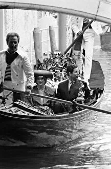 Images Dated 5th May 1985: Prince Charles, Prince of Wales and Diana, Princess of Wales on a gondola in Venice