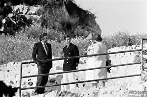 Images Dated 1st May 1985: Prince Charles, Prince of Wales and Diana, Princes of Wales visit Sicily. May 1985