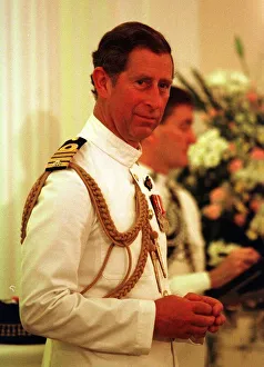 Prince Charles Prince Of Wales at investiture in Hong Kong June 1997 Prince Charles Prince Of Wales at investiture in Hong Kong June 1997