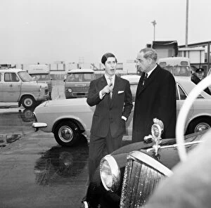 Images Dated 10th March 1970: Prince Charles, Prince of Wales at London Heathrow Airport, 10th March 1970