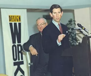 Images Dated 15th November 1990: Prince Charles, The Prince of Wales during his visit to the North East 15 November 1990