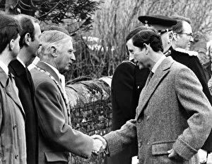 Images Dated 19th February 1988: Prince Charles, The Prince of Wales during his visit to the North East 19 February 1988