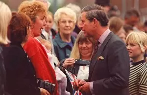 Images Dated 2nd April 1996: Prince Charles, The Prince of Wales during his visit to the North East 2 April 1996 - The