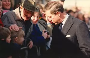 Images Dated 2nd April 1996: Prince Charles, The Prince of Wales during his visit to the North East 2 April 1996 - The