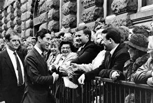 Images Dated 2nd November 1988: Prince Charles, The Prince of Wales during his visit to the North East 2 November 1988