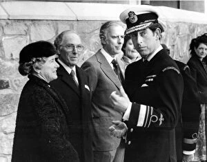 Prince Charles, The Prince of Wales during his visit to the North East 7 December 1983